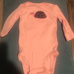 Baby girl pink onesie